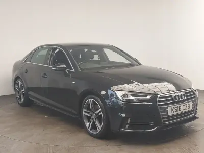 Used Audi A4 S-Line 190 HP (139 kW) 2018 Black Sedan
