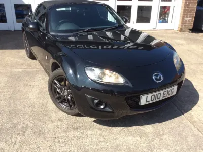 Used Mazda MX5 126 HP (92 kW) 2010 Black Cabriolet