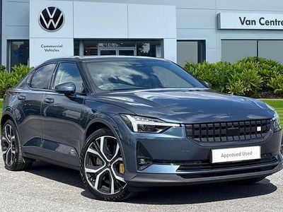 Begagnad Polestar 2 Plus 350 kW (476 HK) 2022 Blå Halvkombi