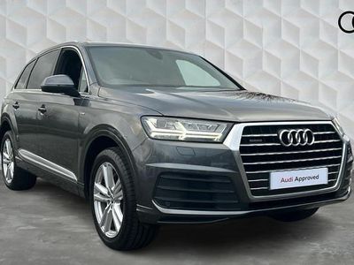 Grey Used 2016 Audi Q7 S-Line SUV | £21,092 (A bit pricey)