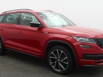 Used Skoda Kodiaq SportLine 190 HP (139 kW) 2020 Velvet red metallic SUV