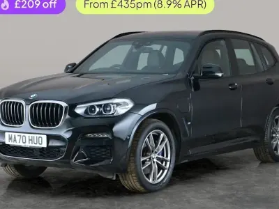 Used BMW X3 M Sport 292 HP (214 kW) 2021 Black SUV