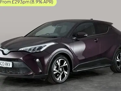 Used Toyota C-HR Design 122 HP (89 kW) 2023 Mauve/purple SUV
