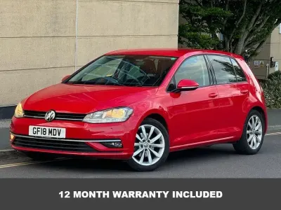 Second-hand VW Golf VII GT 150 CP (110 kW) 2018 Roșu Hatchback