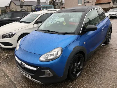 Used Vauxhall Adam Rocks 70 HP (51 kW) 2015 Blue Hatchback