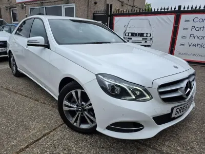 Used Mercedes E220 SE 2015 White Sedan