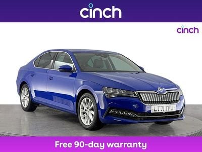 Blue Used 2021 Skoda Superb SE Technology Hatchback | £16,299 (Fair price)