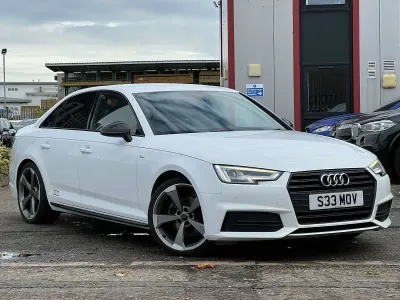 Used Audi A4 Black Edition 150 HP (110 kW) 2017 White Sedan