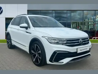Used VW Tiguan R-line 150 HP (110 kW) 2023 White SUV
