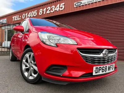 Used Vauxhall Corsa Sport 75 HP (55 kW) 2018 Red Hatchback