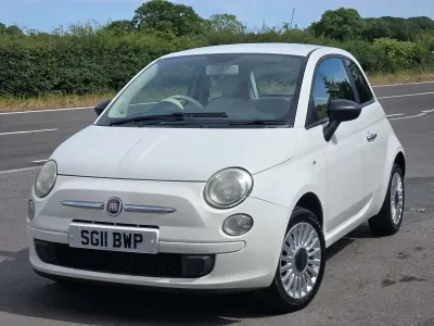 Used Fiat 500 Pop 69 HP (50 kW) 2011 White Hatchback