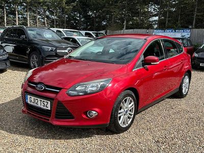 Used Ford Focus Titanium 2012 Red Hatchback