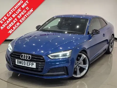 Używany Audi A5 Black Edition 190 KM (139 kW) 2019 Niebieski Coupe