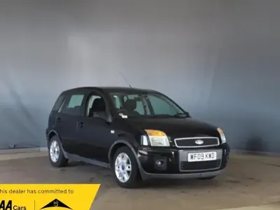 Used Ford Fusion Zetec 2009 Black Hatchback