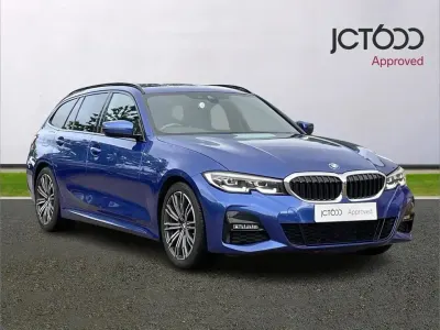 Used BMW 320 M Sport 180 HP (132 kW) 2021 Blue Estate