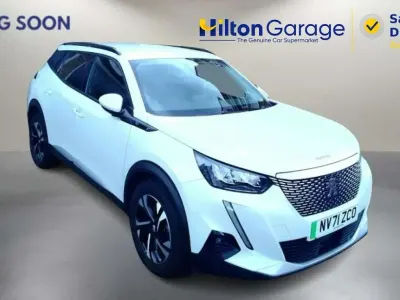 Used Peugeot e-2008 Allure Premium 2021 White SUV