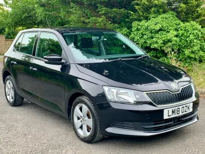 Used Skoda Fabia SE 95 HP (69 kW) 2018 Black Hatchback