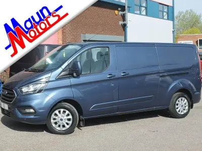 Used Ford Transit Custom Limited 130 HP (95 kW) 2023 Blue Van