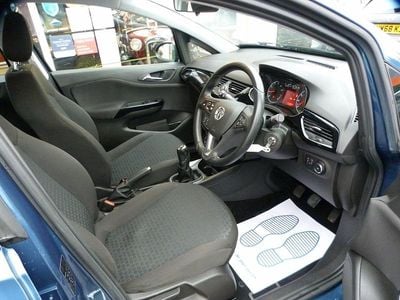 Used Vauxhall Corsa 90 HP (66 kW) 2015 Blue Hatchback