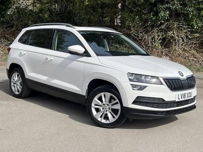 Used Skoda Karoq SE 116 HP (85 kW) 2018 White SUV