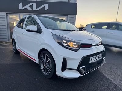 White Used 2023 Kia Picanto GT-Line Hatchback | £14,795 (Fair price)
