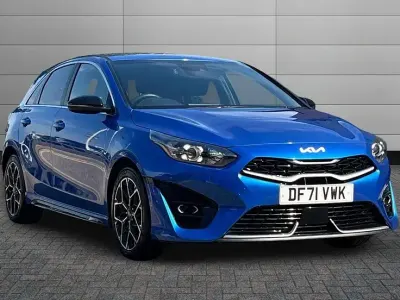 Used Kia Ceed GT-Line 158 HP (116 kW) 2022 Blue Hatchback