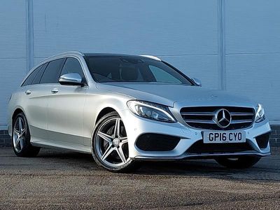 Used Mercedes C250 AMG Line Premium Plus 204 HP (150 kW) 2016 Silver Estate