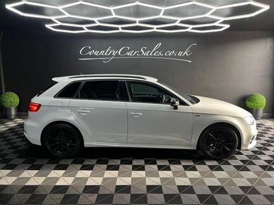 Used Audi A3 Sportback Black Edition 116 HP (85 kW) 2019 White Hatchback