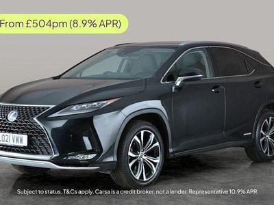 Black Used 2021 Lexus RX450h SUV | £28,969 (Good price)