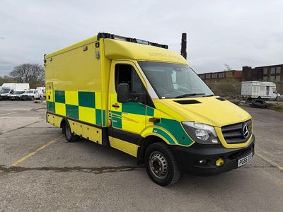 Begagnad Mercedes Sprinter 2017 Gul Van