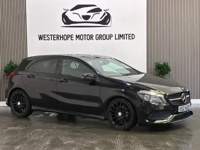 Used Mercedes A200 AMG line 2016 Black Hatchback