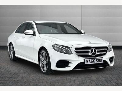 Used Mercedes E220 AMG line 194 HP (142 kW) 2016 Polar white Sedan