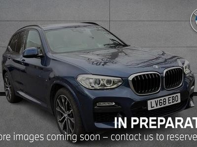 Used BMW X3 M Sport 187 HP (137 kW) 2018 Blue SUV
