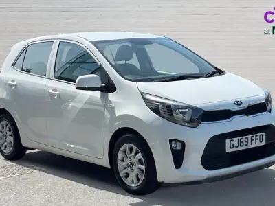 Used Kia Picanto 66 HP (48 kW) 2018 White Hatchback