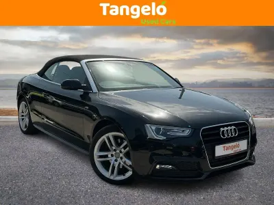 Used Audi A5 Cabriolet S-Line 170 HP (125 kW) 2015 Black Cabriolet