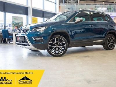 Used Seat Ateca XCELLENCE 150 HP (110 kW) 2017 Blue SUV