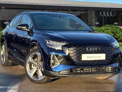 Blue Used 2025 Audi Q4 Sportback e-tron Black Edition SUV | £34,490 (Good price)