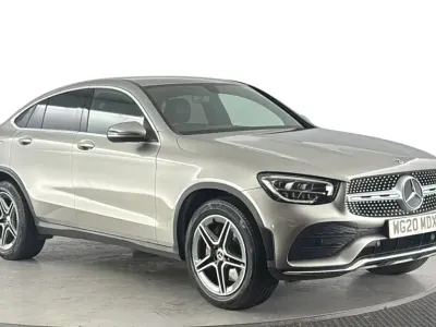 Second-hand Mercedes GLC220 AMG line 194 CP (142 kW) 2020 Argintiu Coupe