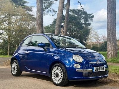 Used Fiat 500 Lounge 69 HP (50 kW) 2010 Blue Hatchback