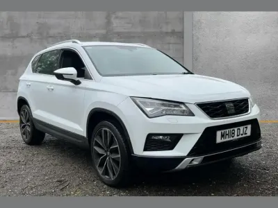 Käytetty Seat Ateca 4Drive 150 HP (110 kW) 2018 Valkoinen Katumaasturi