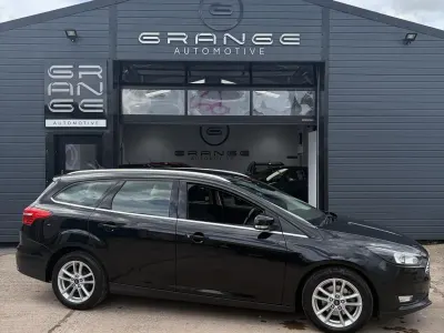 Used Ford Focus Zetec 125 HP (91 kW) 2016 Black Estate