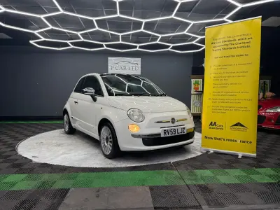 Usado Fiat 500 Lounge 69 HP (50 kW) 2009 Branco Cabrios