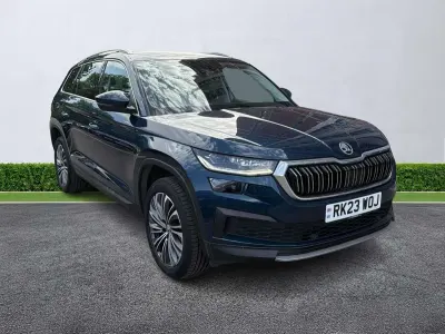 Used Skoda Kodiaq SE L Executive 150 HP (110 kW) 2023 Blue SUV
