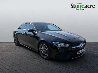 Used Mercedes CLA200 AMG line 163 HP (119 kW) 2020 Black Coupe
