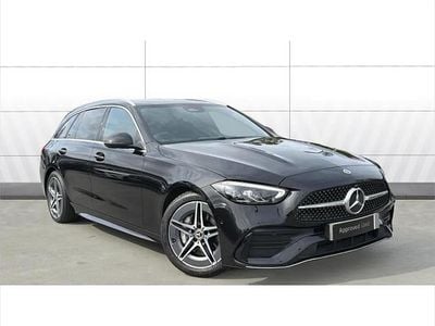 Used Mercedes C200 AMG line 200 HP (147 kW) 2025 Black Estate