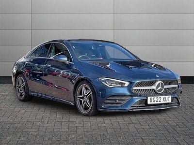 Used Mercedes CLA180 AMG Line Premium Plus 134 HP (98 kW) 2022 Blue Sedan