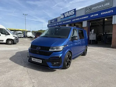 Used VW T7 Highline 2024 Ravenna blue Van