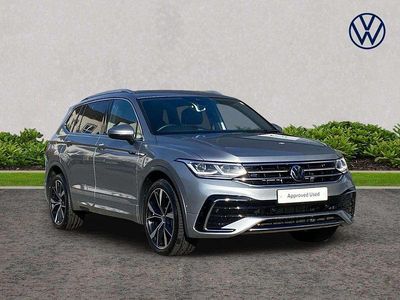 Silver Used 2025 VW Tiguan Allspace R-line SUV | £32,500 (Fair price)