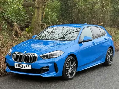 Used BMW 118 M Sport 140 HP (102 kW) 2020 Blue Hatchback