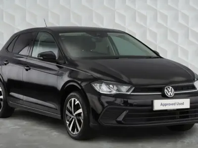 Used VW Polo Match 95 HP (69 kW) 2025 Black Hatchback